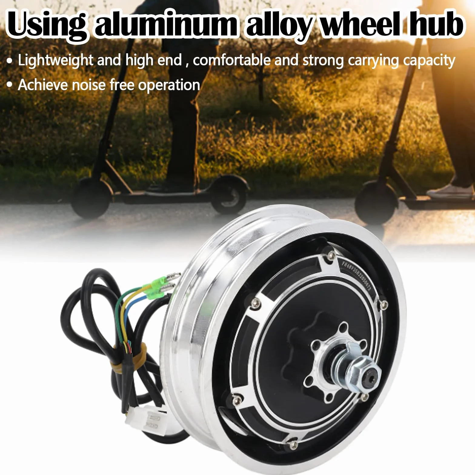 Motor de Cubo de Rueda 10 Pulgadas 48V 500W para Patinete Eléctrico Kugoo M4/M4 Pro