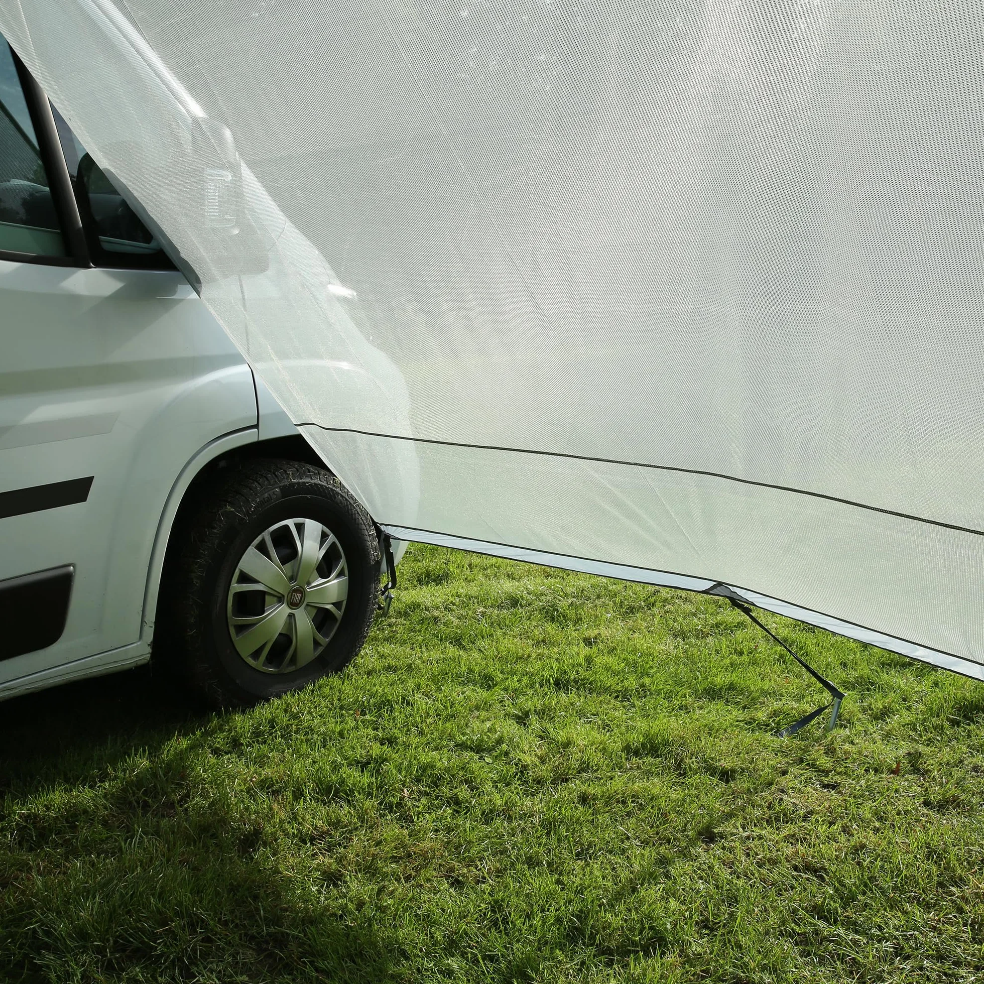 GEAR Capri Sun Blocker Panel frontal de toldo permeable al viento 6 tamaños 3 refuerzos 4,3/6,2/7 mm