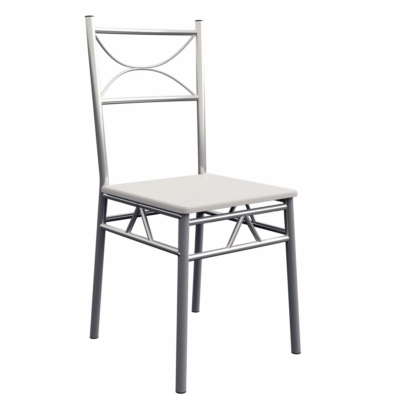 CASARIA® Conjunto Mesa y Sillas de Comedor Set de Muebles de Cocina Juego Completo Blanco 110x70cm Madera MDF 5 Pzs.Tipo Industrial Ahorra Espacio para 4 Personas