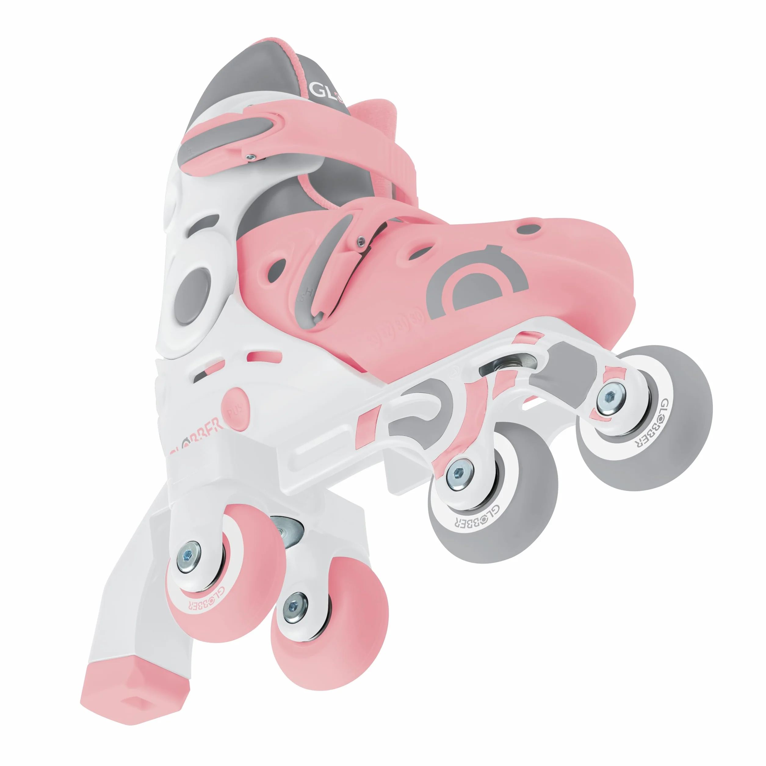 Globber Patines en Línea 2 en 1 Niños Talla 30-33 Rosa Pastel