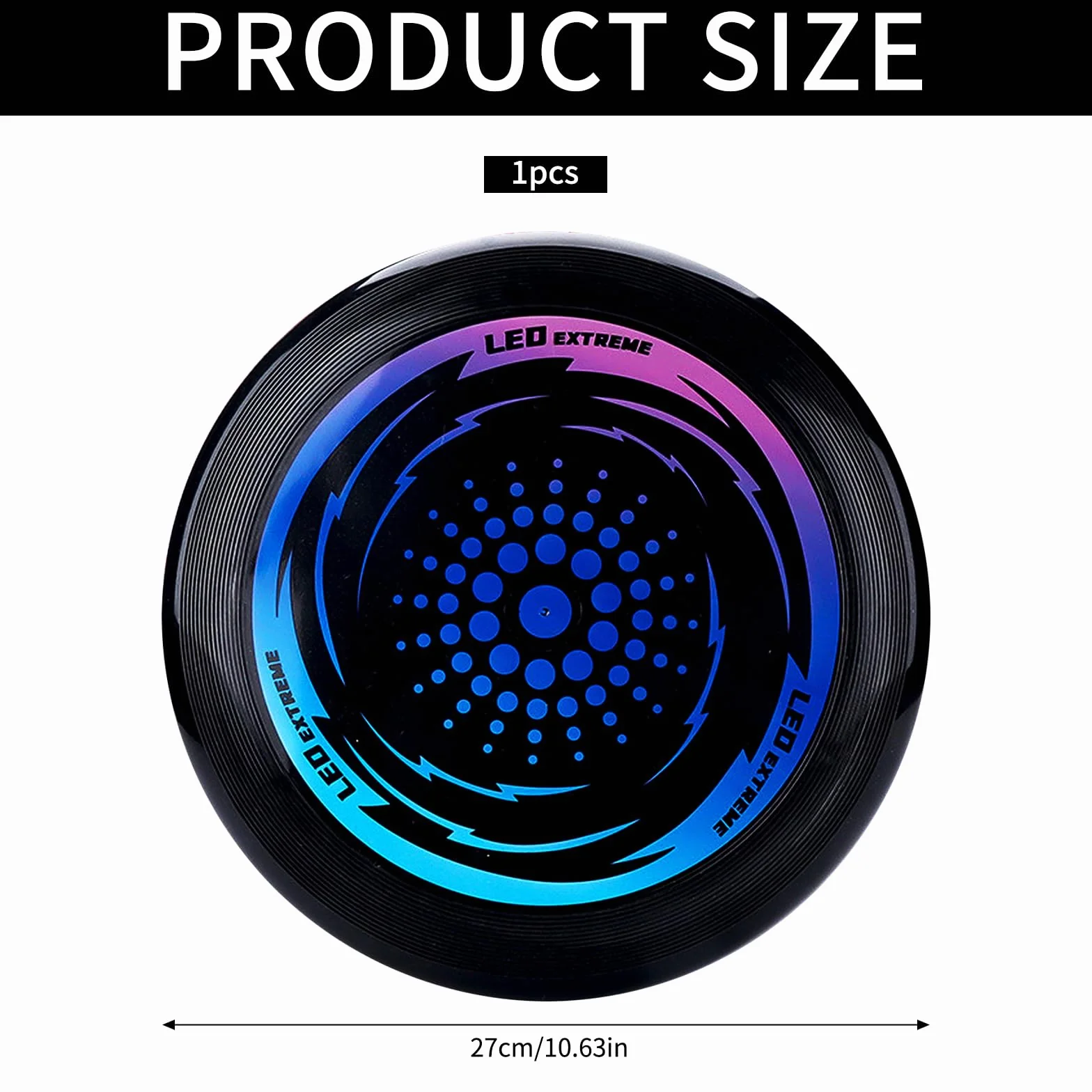 Disco Volador Iluminado LED 49 LED Frisbee de Competición Funsport Ultimate para Adultos Niños