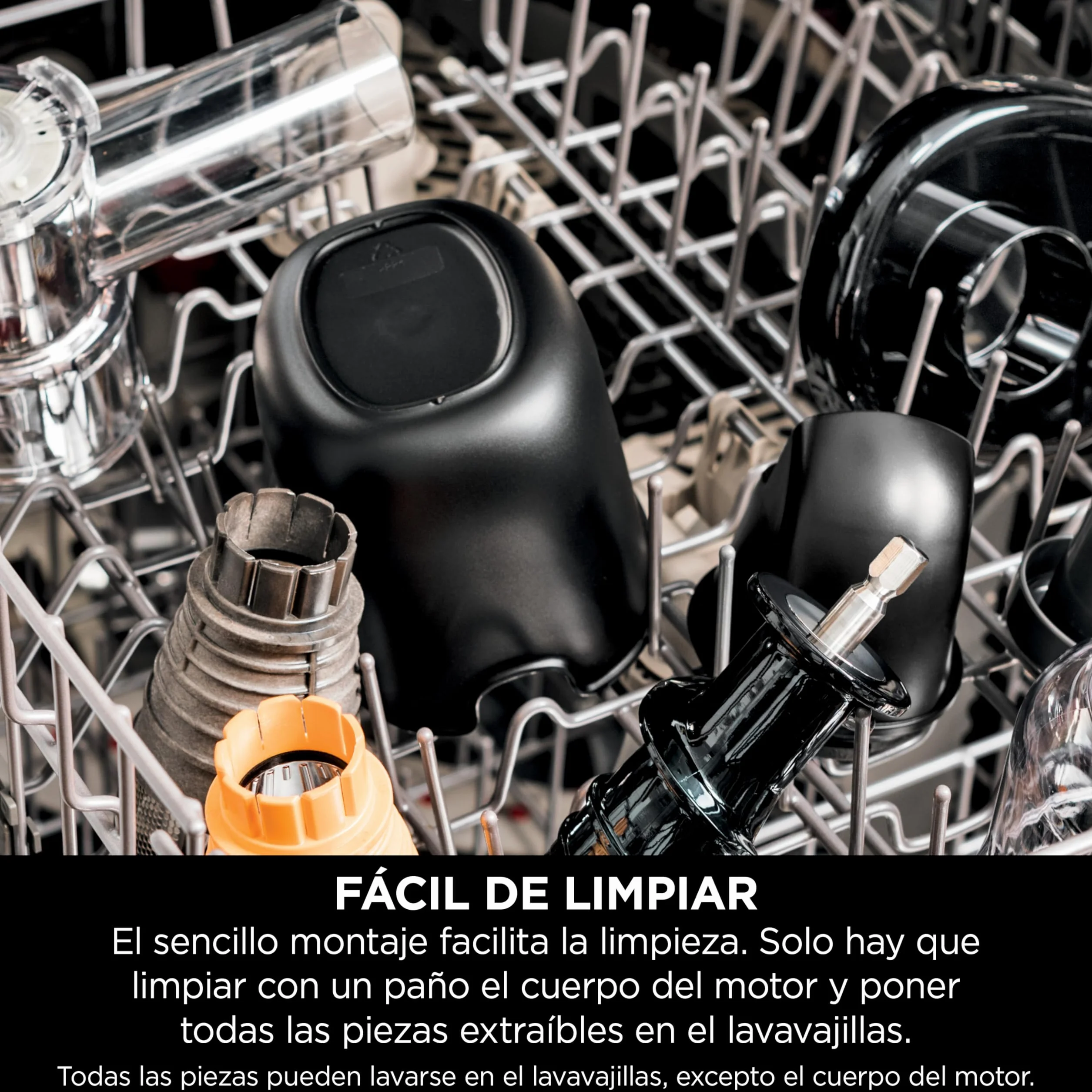 Ninja Licuadora de Prensado en Frío para Zumos y Bebidas Saludables - Diseño Compacto y Fácil de Limpiar - Jarra de 700 ml y Recipiente para Pulpa de 1,1 l - Gris, JC151EU