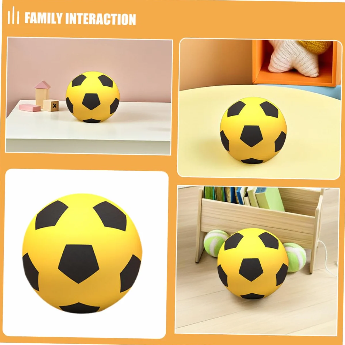 Pelota de Fútbol Silenciosa para Balón Indoor Seguro Casa