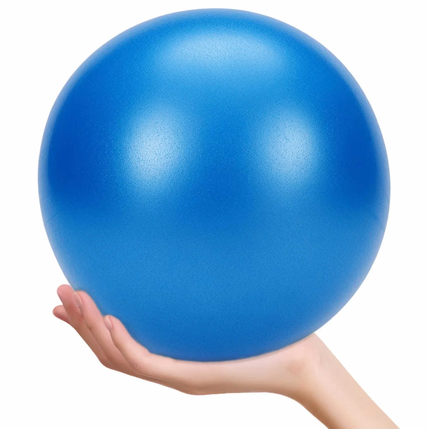 QWORK Pelota de Pilates 25cm Antiexplosión Antideslizante PVC Pilates Yoga Gimnasia