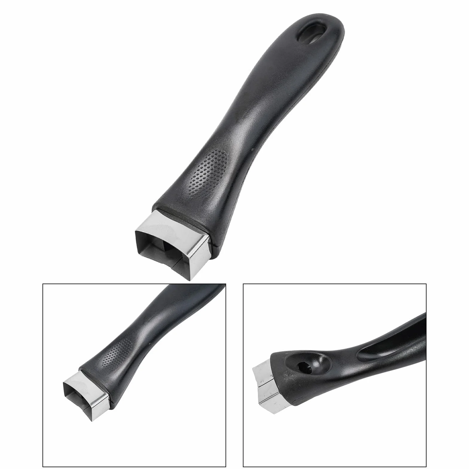 Mango de repuesto para ollas de baquelita para asas laterales en sartenes y cacerolas, hecho para uso en utensilios de cocina (negro)