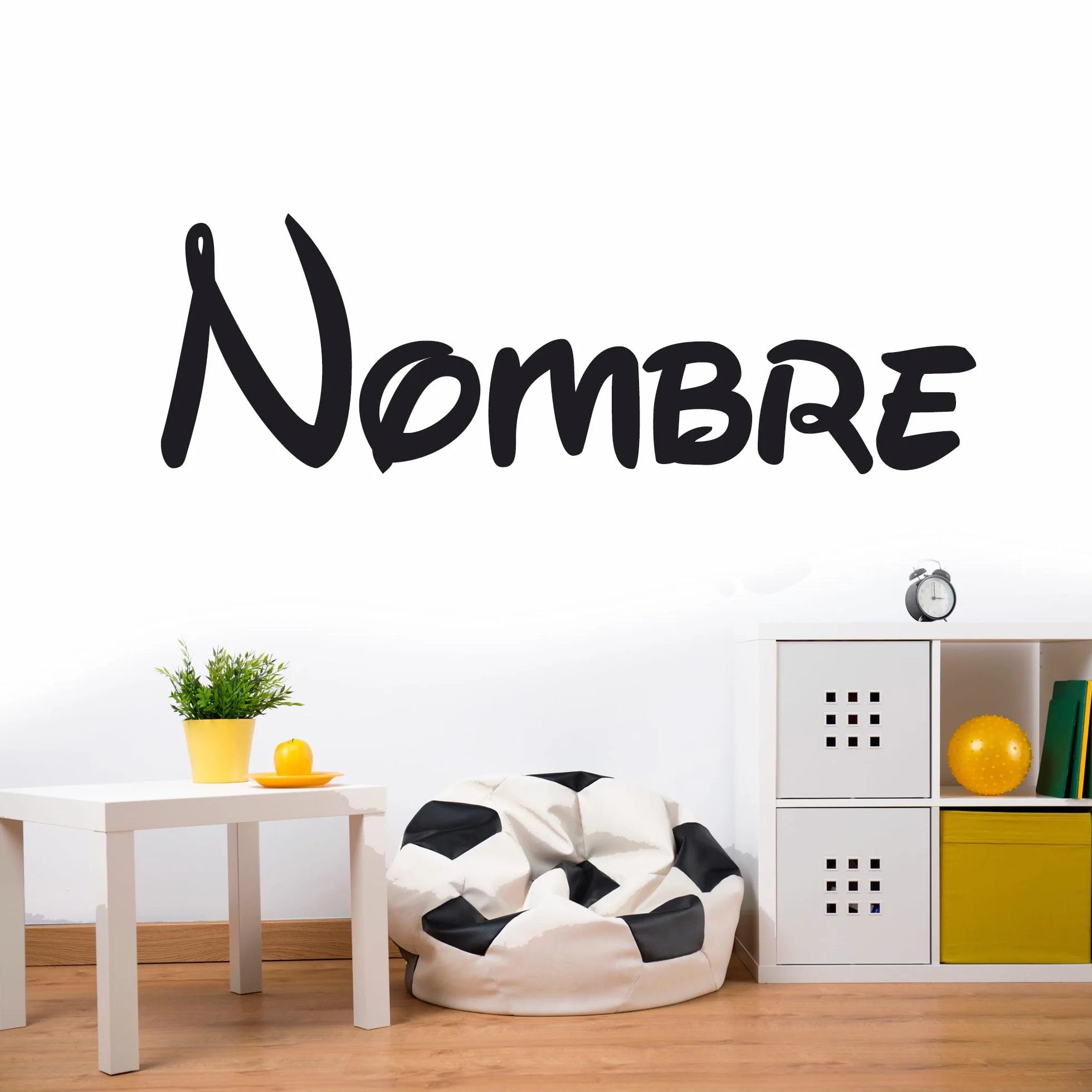 Pegatinas personalizadas Nombre para pared, puerta o armario | Vinilo Decorativo Pared infantil