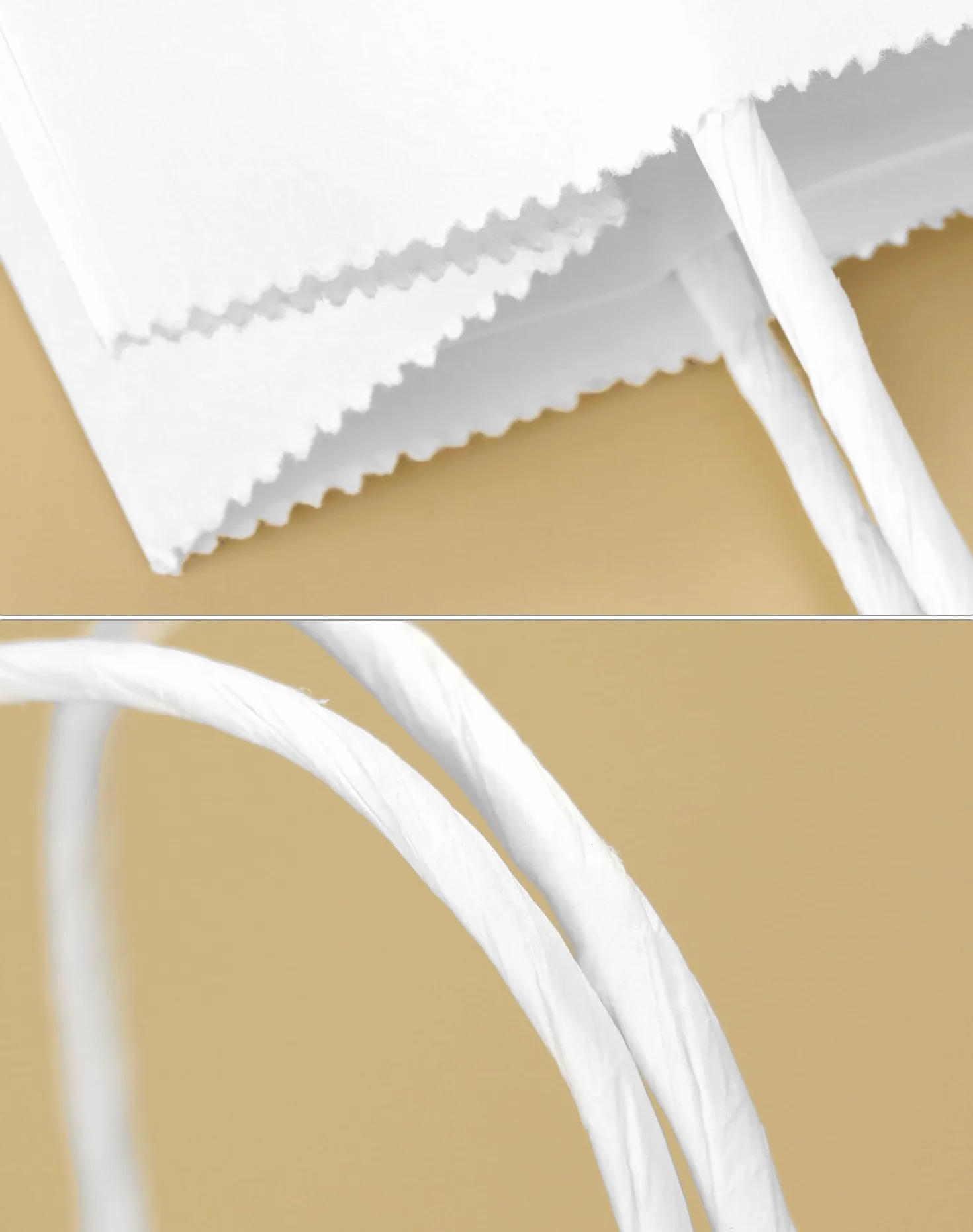QWORK® 60 piezas bolsas de papel blanco con asas, bolsa regalo,15 x 8 x 21 cm, para fiestas, embalaje, bolsas de regalo de cumpleaños, bolsas de compras