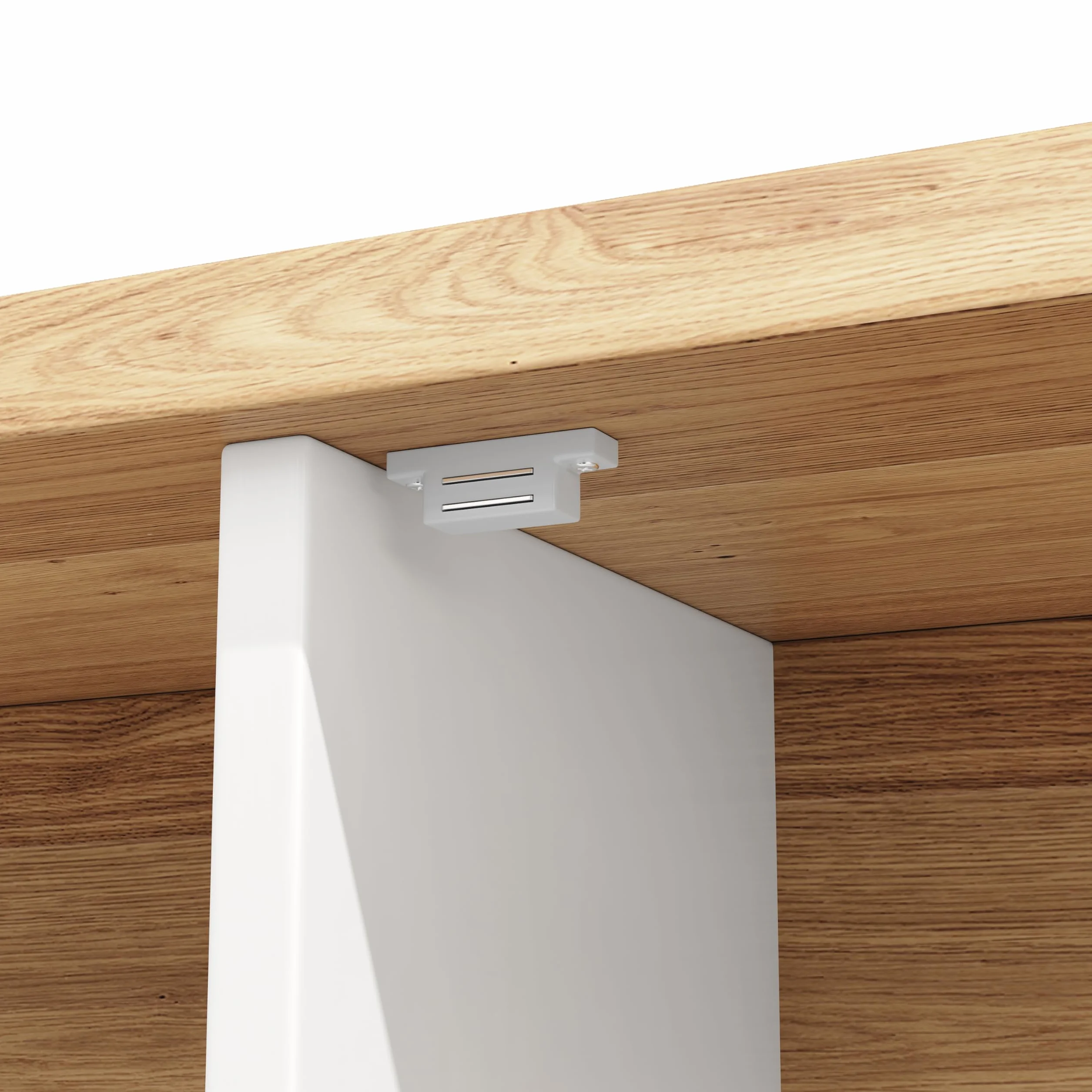 SACOOL Armario de cocina multifunción, 120 x 40 x 188 cm, estilo rústico, 4 puertas, 6 cajones y 3 puertas, color blanco con aspecto de madera, color blanco