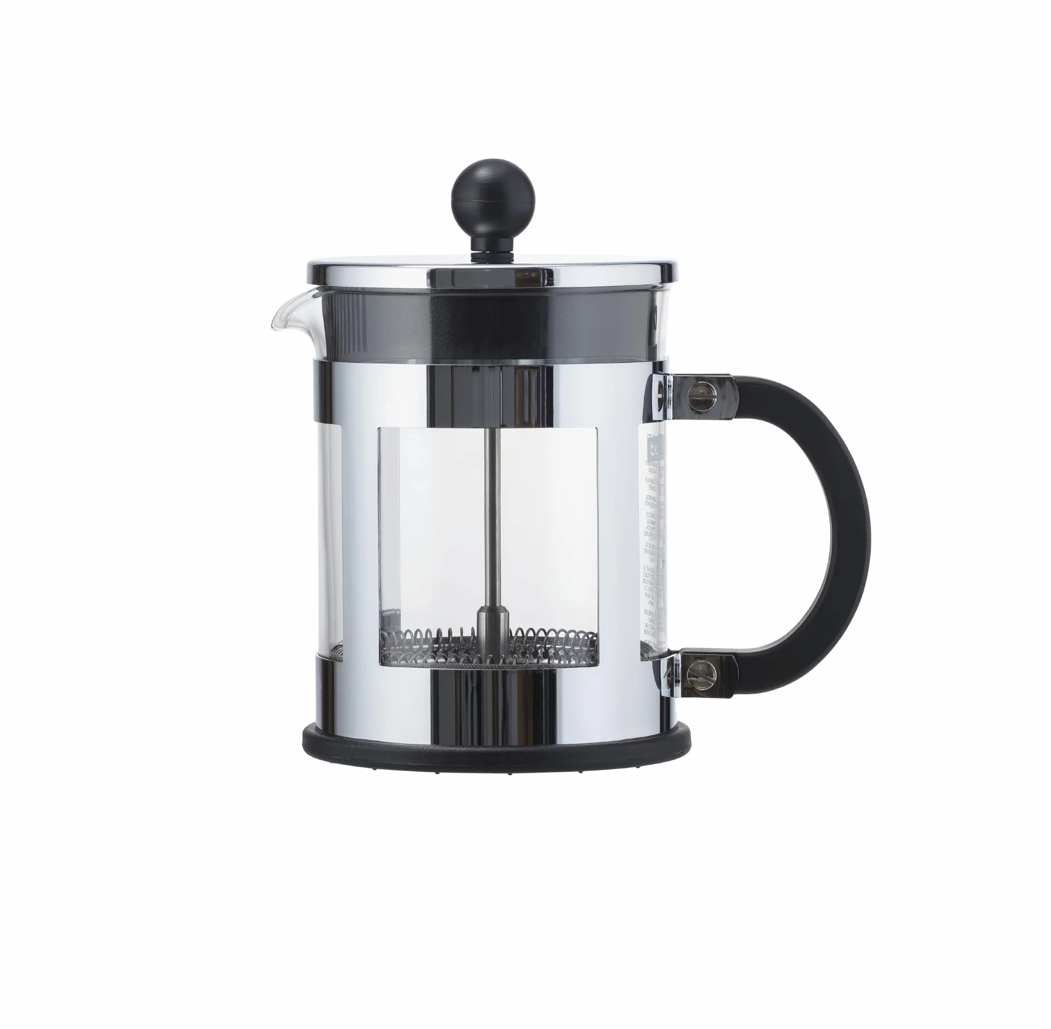 Bodum Kenya - Cafetera de pistón, 4 tazas, 0,5 l, acero inoxidable