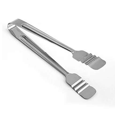 Pinzas de Cocina Pinzas para Alimentos, Pinzas de Cocina de Acero para cocinar, Barbacoa, Tijeras para Servir Pinzas, Alicates para Buffet Seguro y Duradero,Tamaño: 22,2 cm