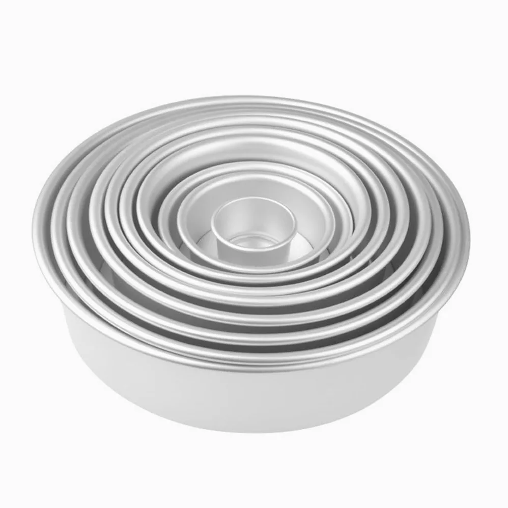 Moldes confiables para pasteles moldes para hornear moldes de aleación de aluminio, moldes fáciles de usar, accesorios para hornear para productos horneados