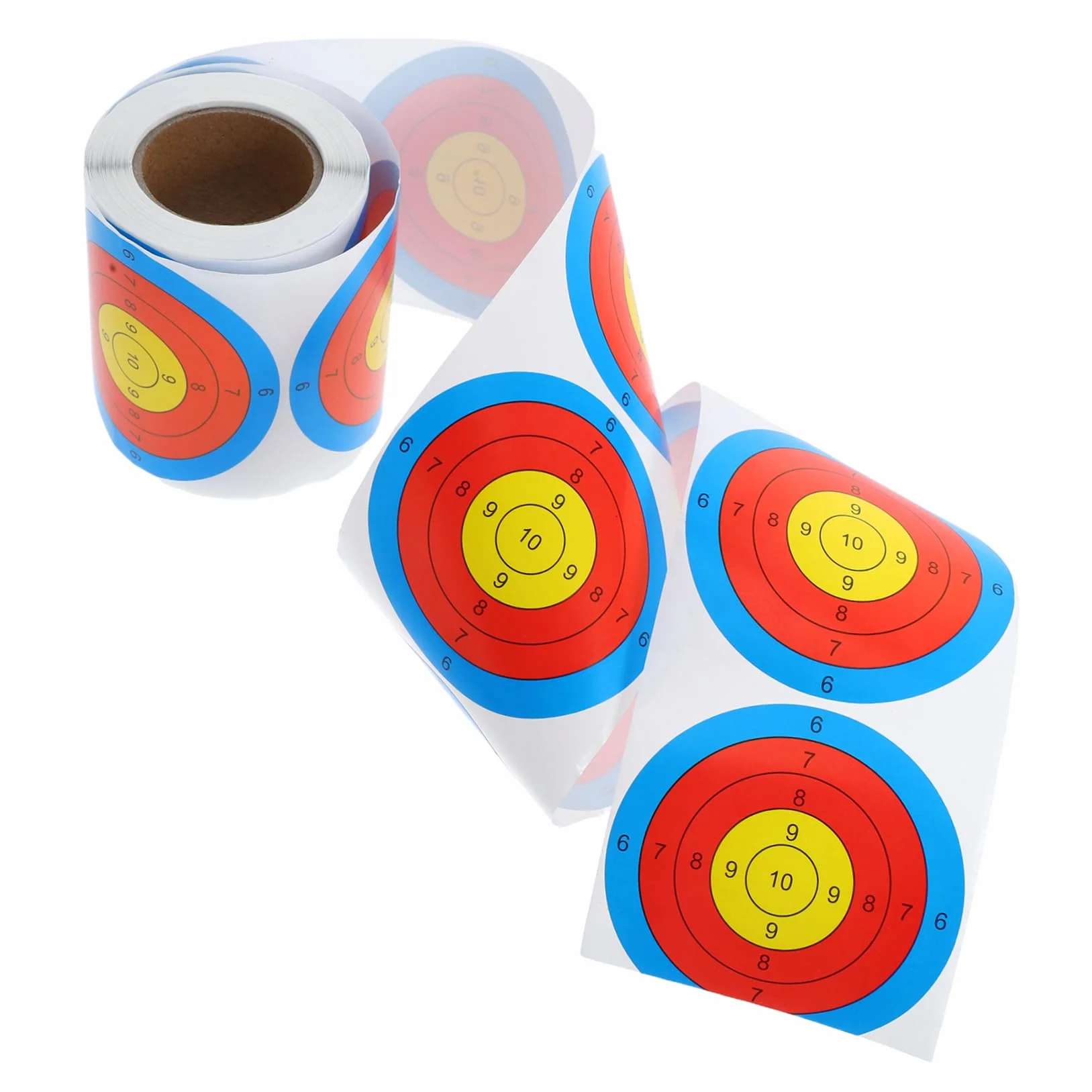 Happyyami Pegatinas De Tiro 76mm 200 Unidades Papel Adhesivo para Entrenamiento De Dianas