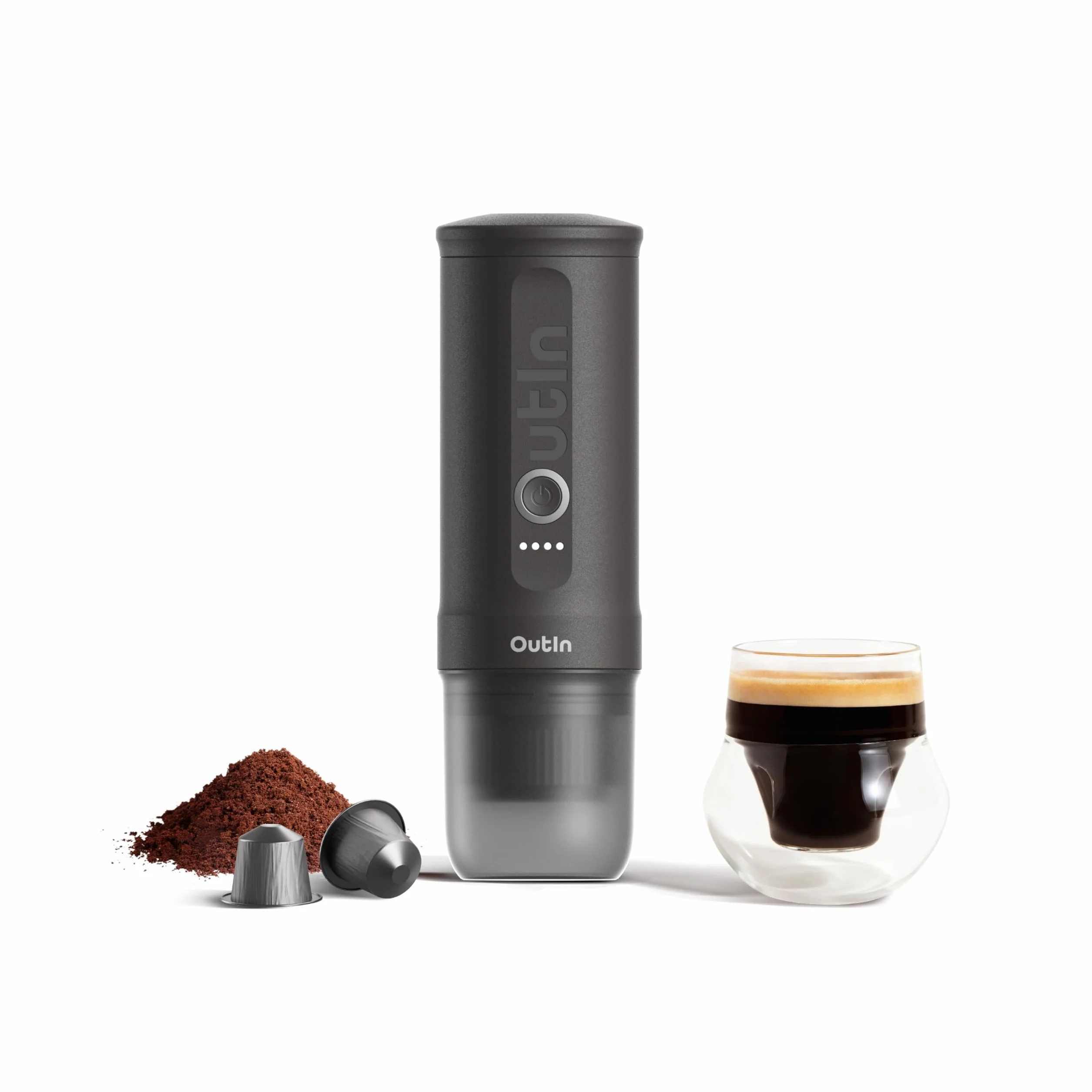 OutIn Nano Cafetera Espresso Eléctrica Portátil Estuche Protector de EVA