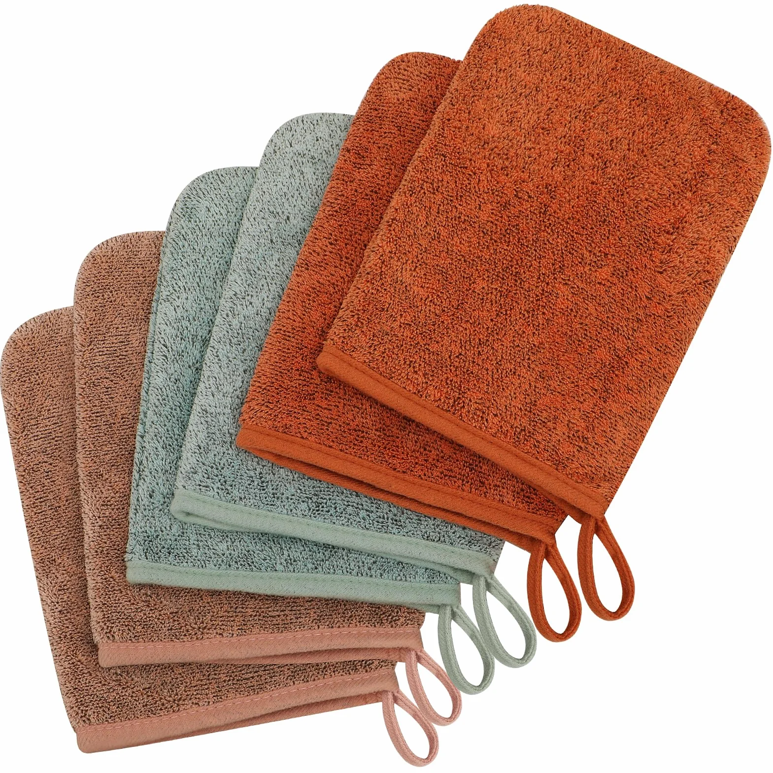 6 Piezas Manoplas Baño Toallas Baño Toalla Facial Toalla Cara Toalla Microfibra Toallas Lavabo Esponja Bebe Recien Nacido Toalla Desmaquillante Reutilizable Limpieza Facial 15x21cm Franela-A