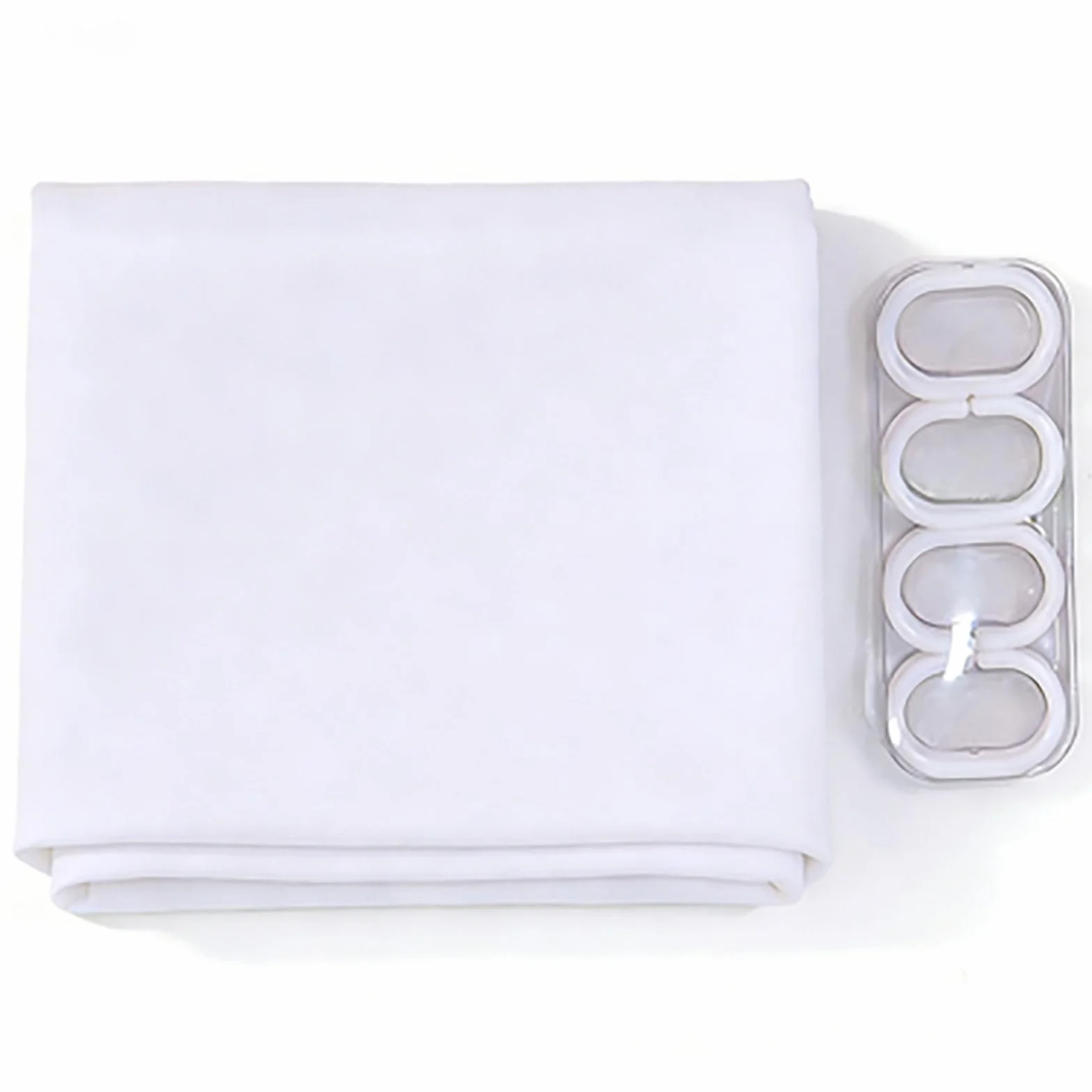 Cortina de ducha impermeable de 60 x 100 cm, color gris, con 12 ganchos, resistente al moho, perfecta para bañera y ducha, duradera y fácil de limpiar