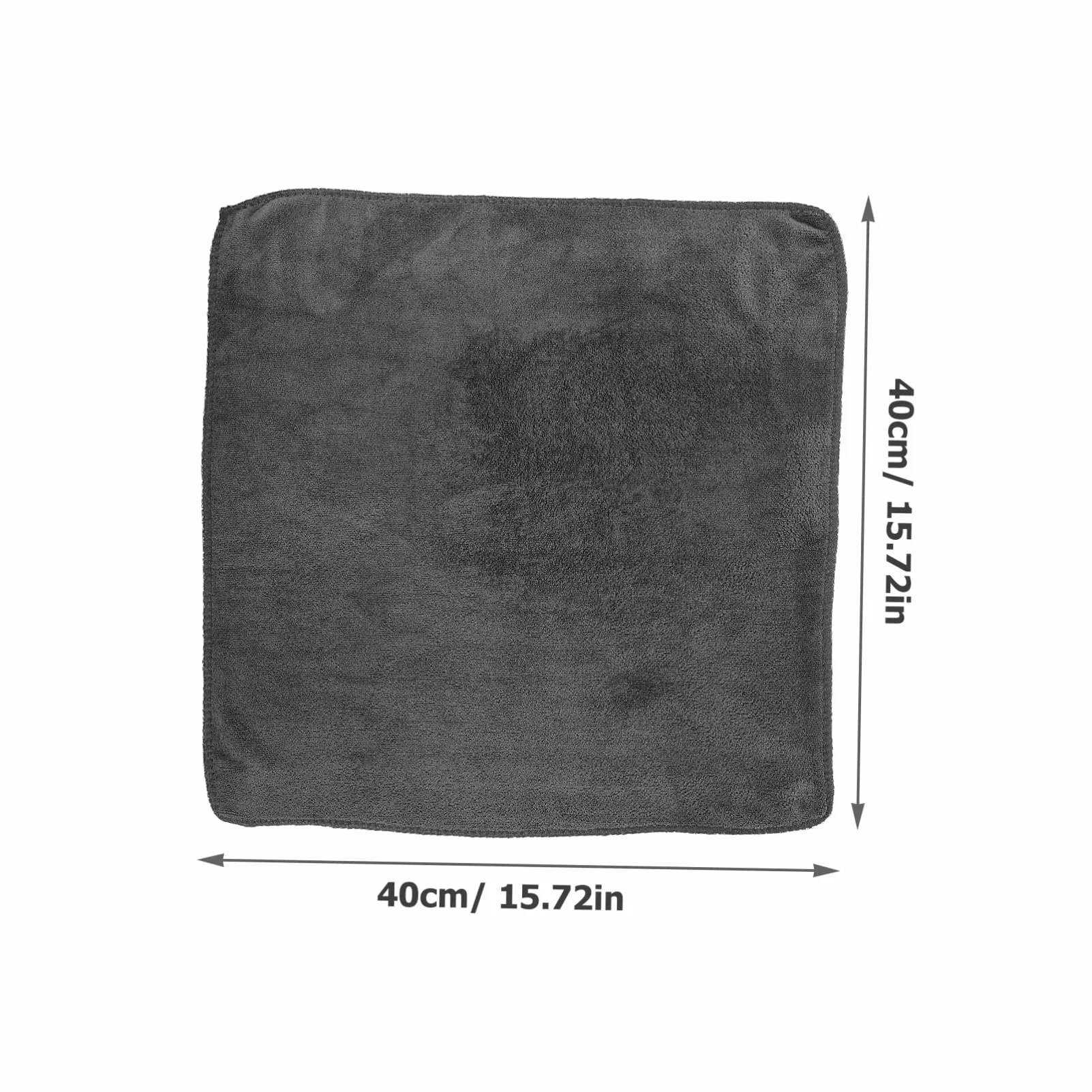 Paños Absorbentes de Microfibra 40x40 Cm Gris, Toallas Reutilizables para Limpiar Coche y Cocina, Alta Absorción de Agua, Limpieza Profunda, Pack de 12 Unidades para Uso Doméstico