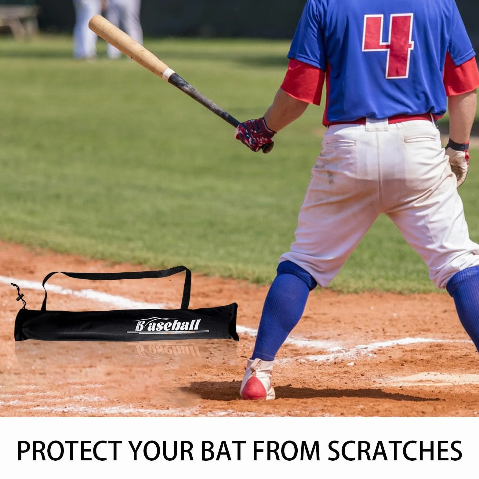 Bolsas de murciélago para béisbol portátil plegable negra de hombro gruesa