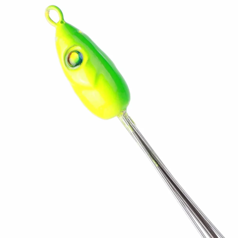 Alomejor señuelo pesca paraguas 5 brazos lentejuelas giratorias cebo plataforma 18g