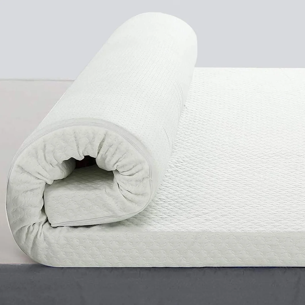 Topper Viscoelástico | Fabricacion Española | Topper para Colchón Nucleo de Viscoelastica | 135 x 190cm | Grosor 7CM | Sobrecolchón Hipoalergénico Transpirable | Mejora Circulacion Sanguinea