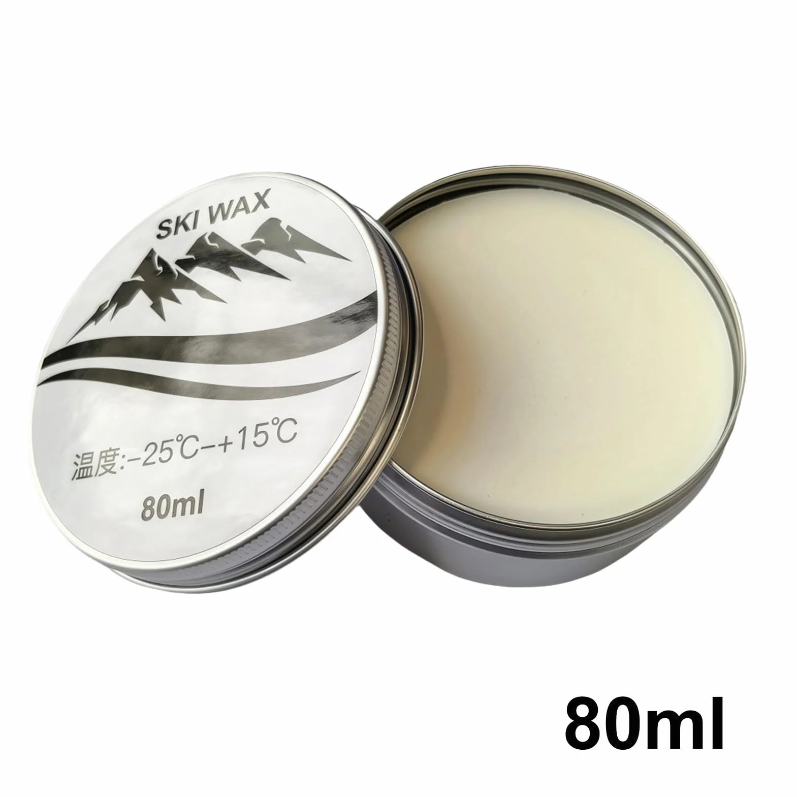 Pasta sólida de acción rápida 80ml para tabla de snowboard, deslizamiento y protección de rendimiento