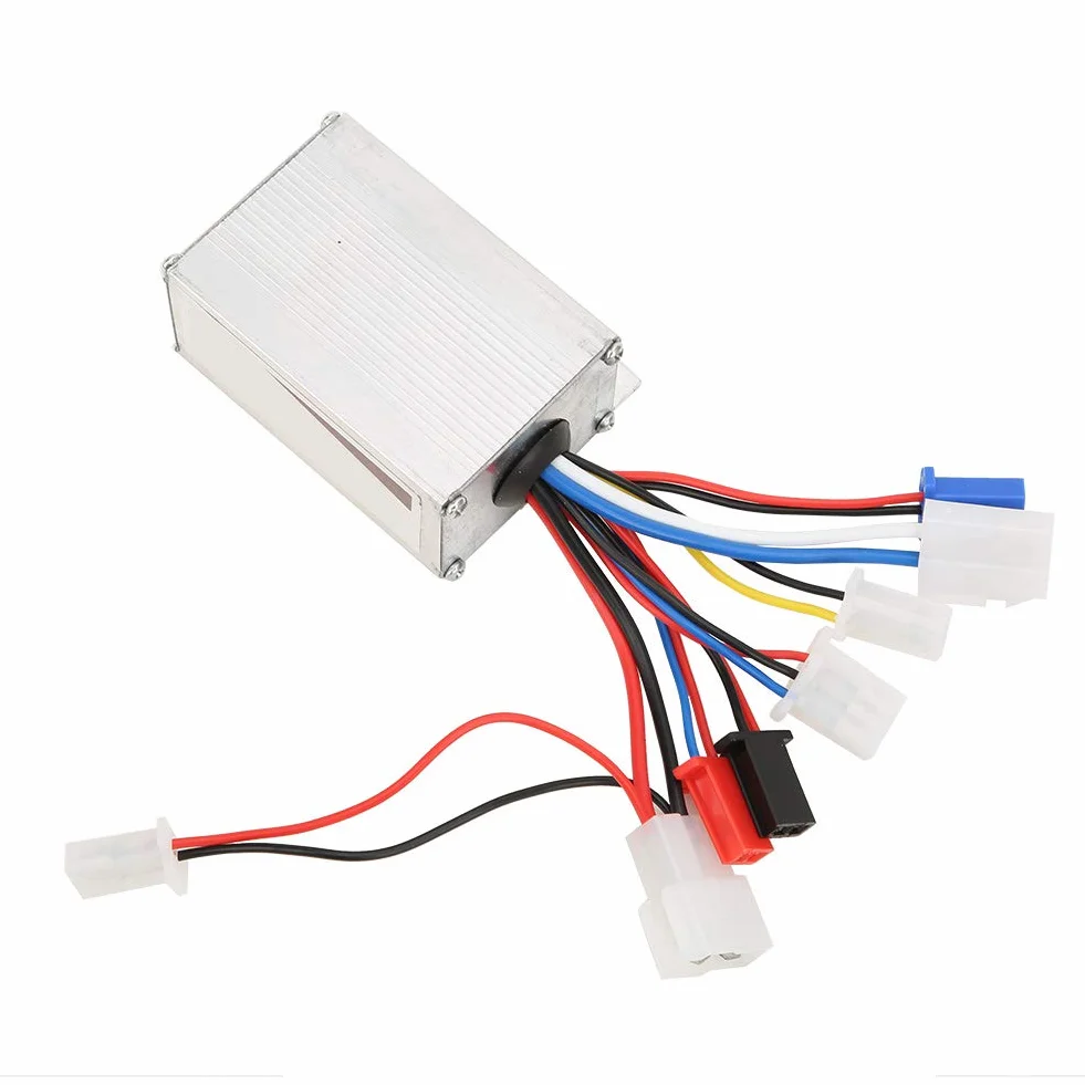 Akozon Controlador de motor cepillado 24V 250W Scooter bicicleta eléctrica