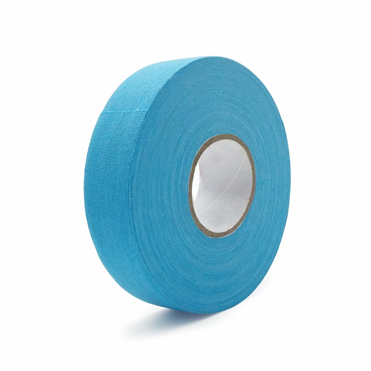 Cinta para palos de hockey 2,5 cm x 25 m de agarre de poliéster-algodón para hockey, squash, bádminton (azul)