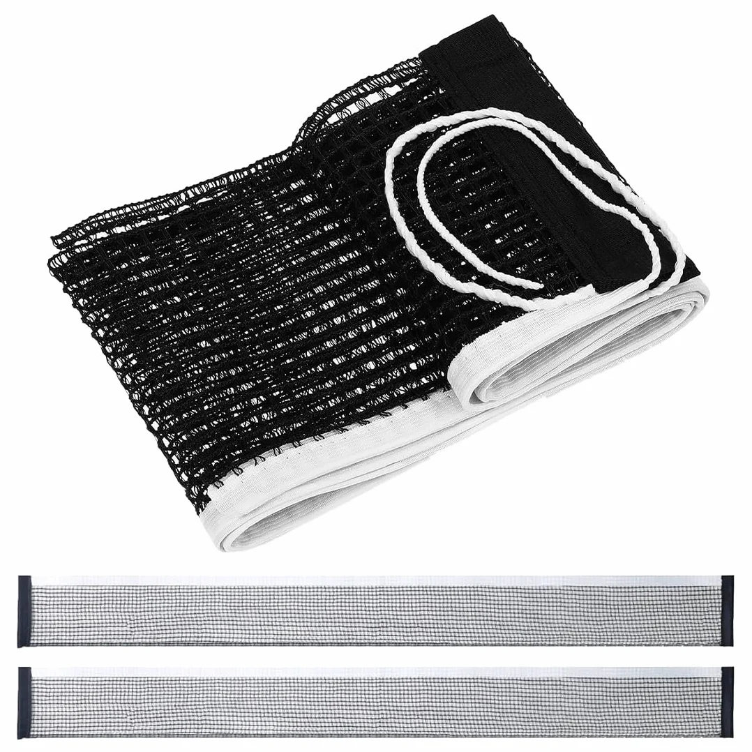 Red ping pong portátil ajustable 1,81 m para mesa de billar, apto para exteriores e interiores, negro
