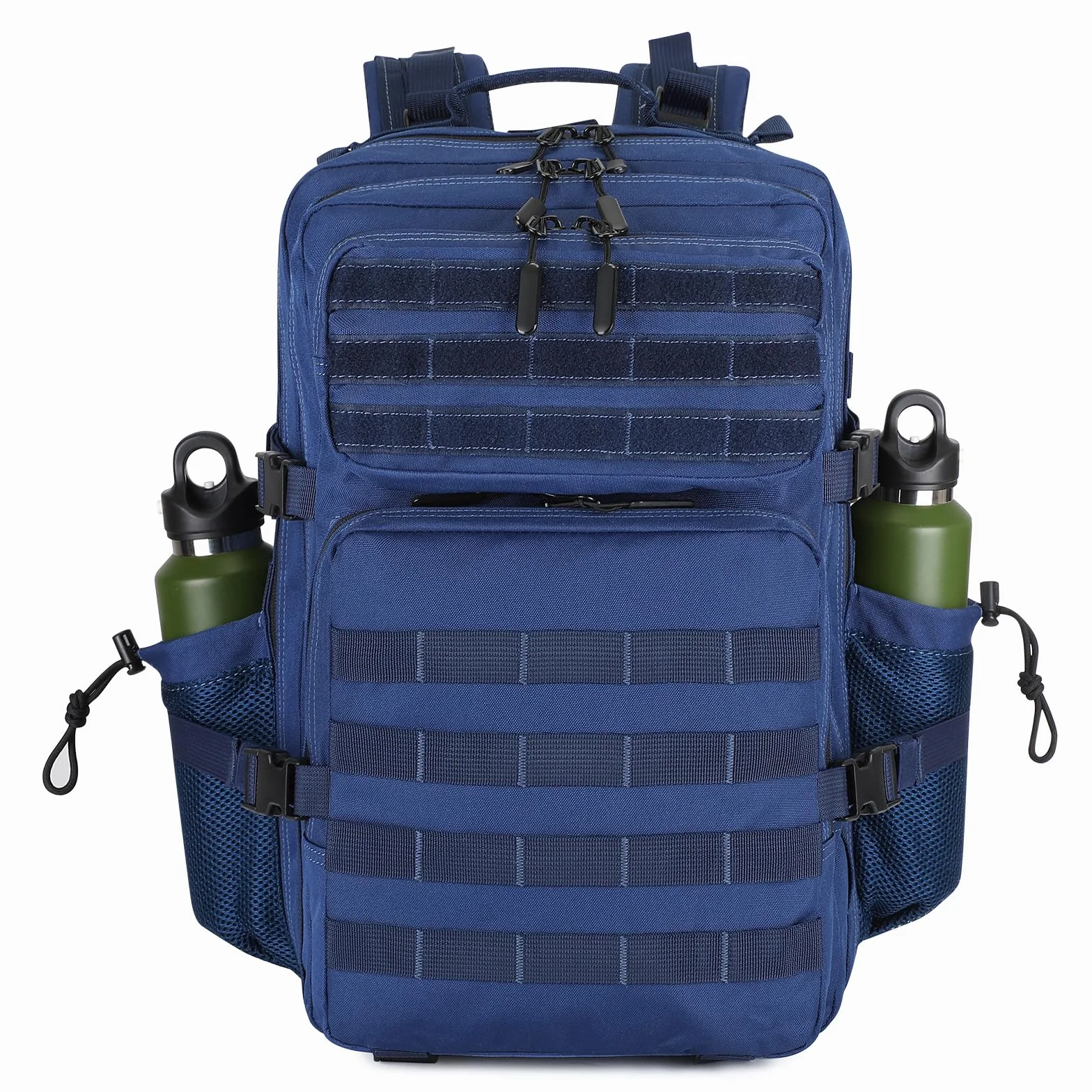 Mochila Táctica de Nylon 45L Impermeable para Caza y Aire Libre - Azul