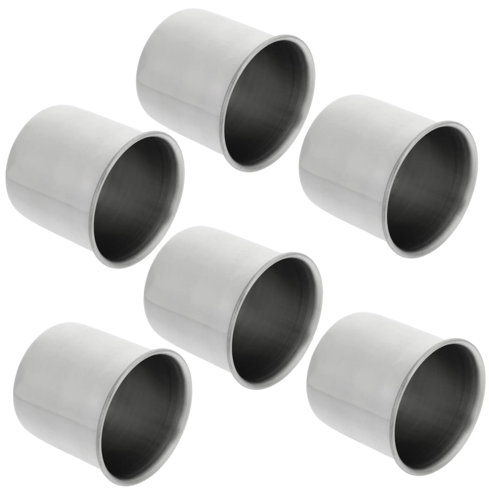 COLLBATH 6 Piezas Vasos Medidores de Inoxidable sin Resistentes al Reutilizables para Medicina y Muestras