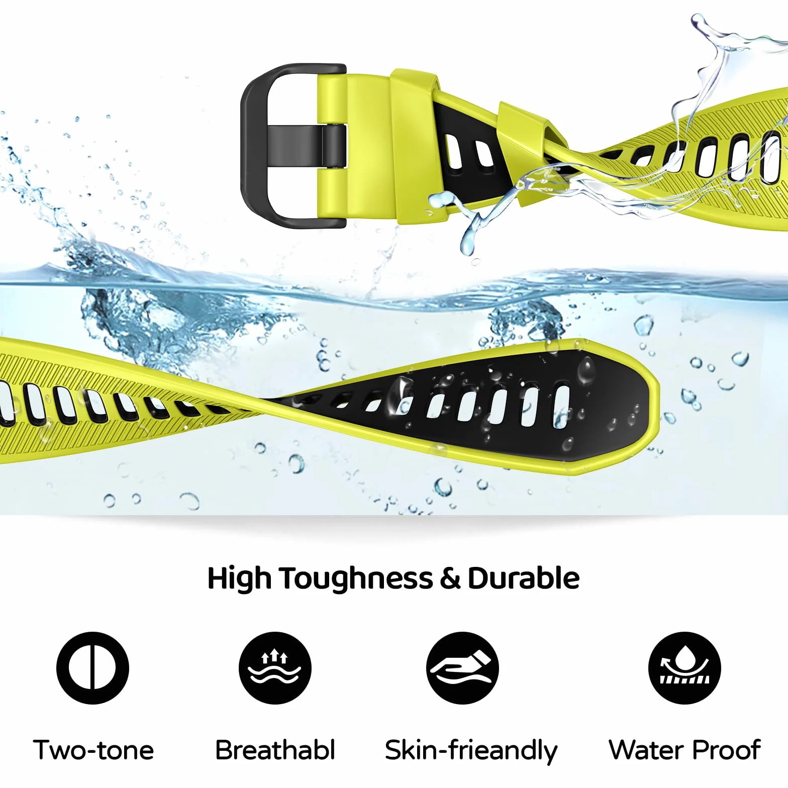 Garmin Forerunner 965/955/945/935 Correa Silicona 22mm Recambio