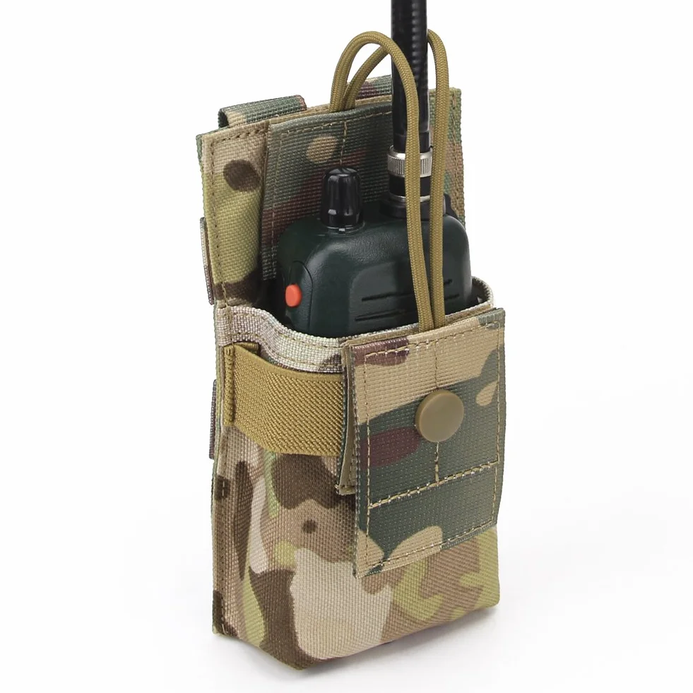 Bolsa táctica MOLLE 1000D para Airsoft walkie-talkie caza paintball