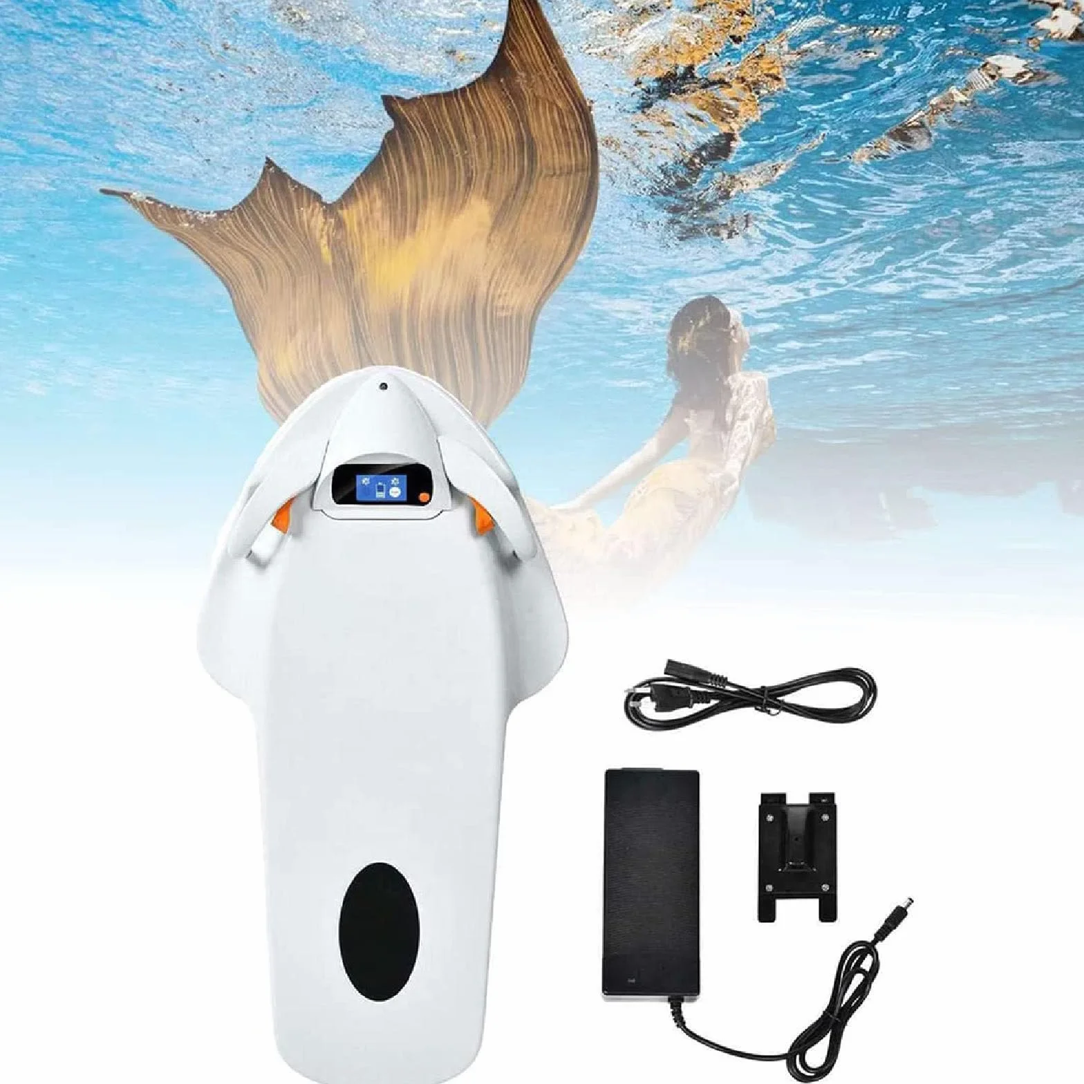 Tabla De Surf Eléctrica 36V 3200W 6500RPM 60-120 Min LCD Soporte Cámara