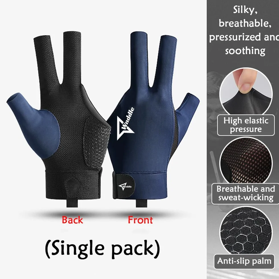 Guante de Billar Snooker Izquierdo Guantes de Piscina de Billar Mano Izquierda, Guantes de Snooker, Guante de Piscina Profesionales Billars