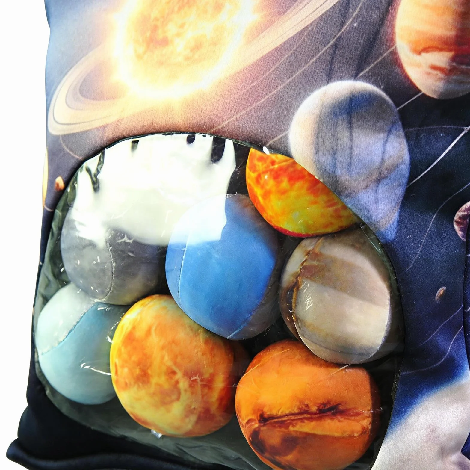 Genérico Almohada de Planetas - Almohadilla De Peluche Suave Y,Juego de Ocho Planetas Peluche Almohada para - para Sala Dormitorio Cuarto Bebé Sofá Cama Niños