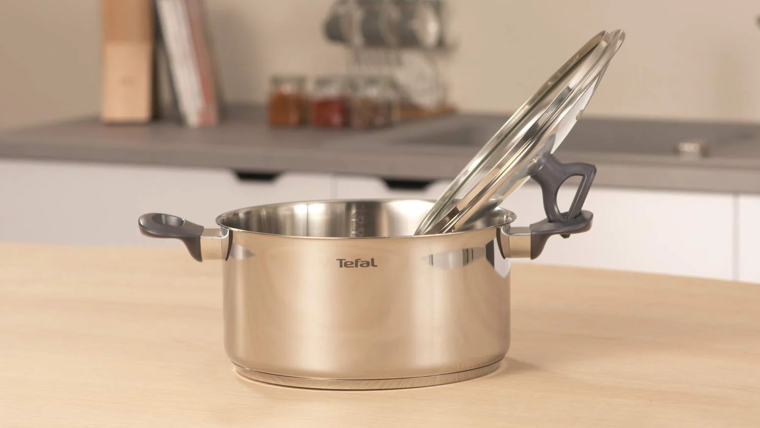 Tefal Daily Cook - Juego de Sartén antiadherente 28 cm + 2 Ollas 20/24 cm + Cazo 16 cm + 5 Accesorios, Apto inducción, Thermo-Fusion, marcas medición, apto lavavajillas y horno, acero inoxidable
