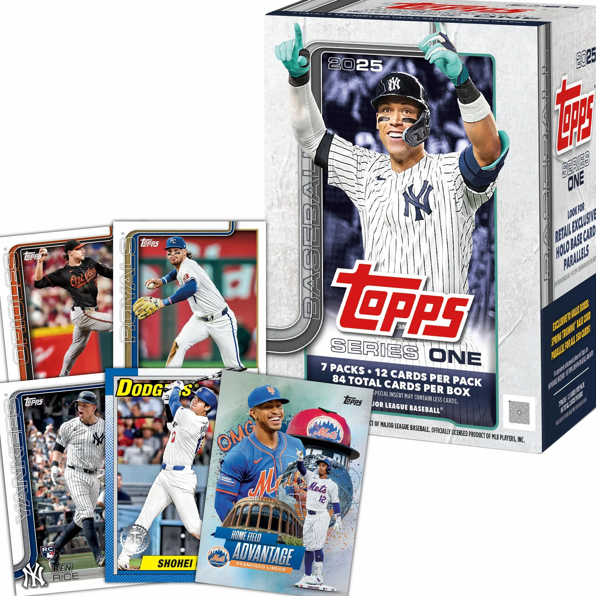 Topps 2025 Baseball Series 1 Caja de Valor sellada de fábrica