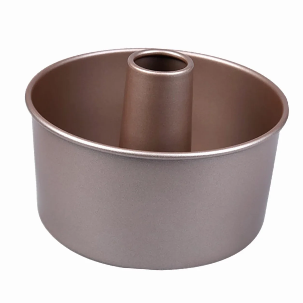 Ipetboom Molde para Pasteles Desmontable Antiadherente de Acero al Carbono 21x21x10 Cm Fondo Extraíble y Cavidad Hueca para Horno, Bandeja para Hornear Tartas y Pudín, Utensilio