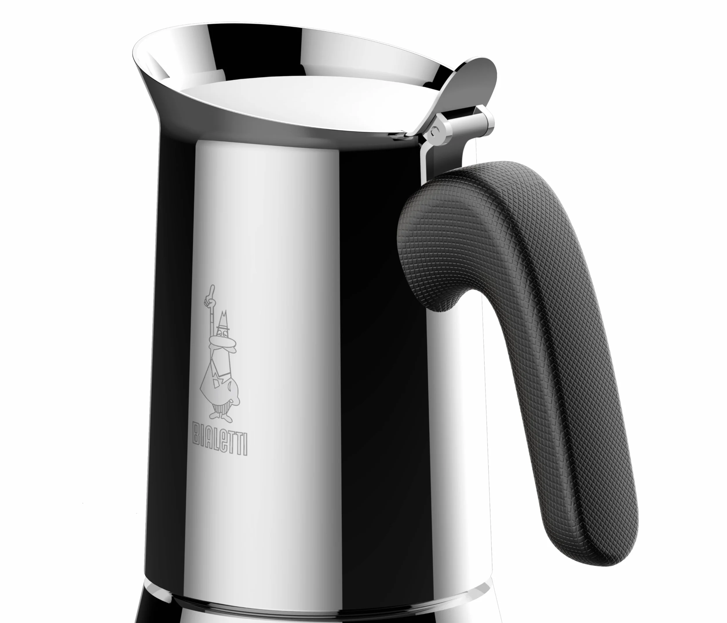 Bialetti Venus Caffettiera in Acciaio Inox, Adatta all'Induzione, Inossidabile, Argento, 6 Tazze