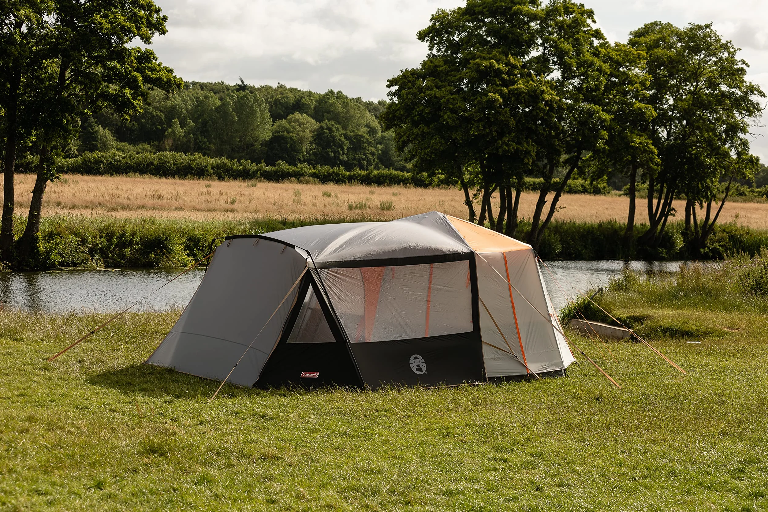 Coleman Extensión Frontal Octagon 8, toldo para Todos los Modelos Octagon 8, construcción Robusta de Varillas de Acero, Espacio para Mesa y Sillas