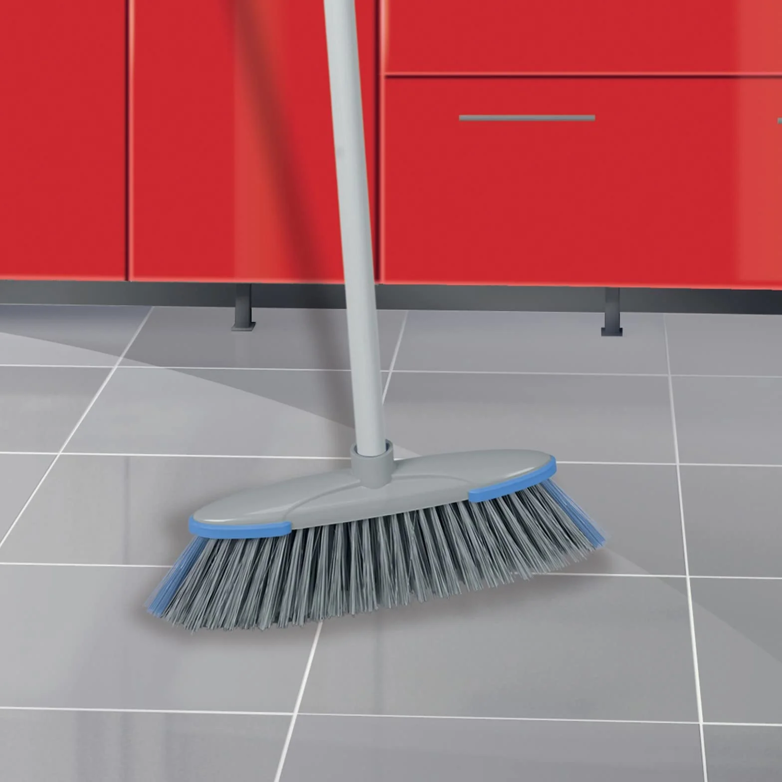 Spontex 19164042 Escoba Anti-Choque, 1 unidad