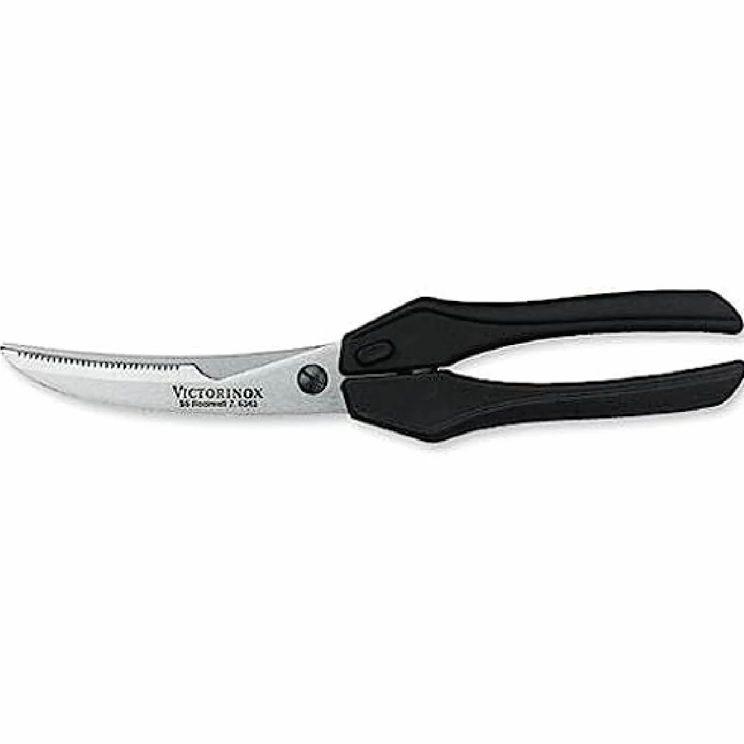 Victorinox Tijeras para aves, tijeras de cocina, acero inoxidable, mango de plástico robusto, 25 cm