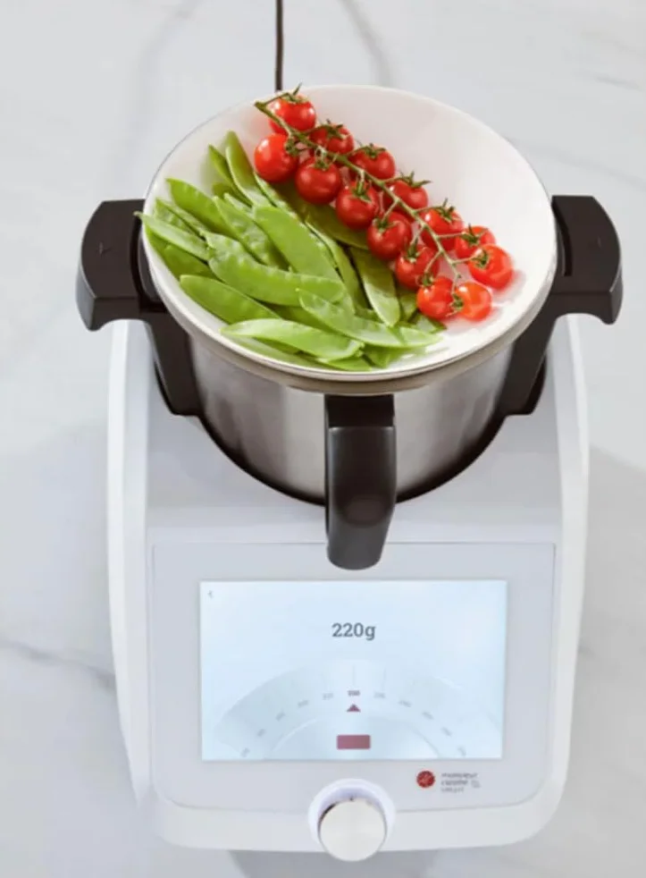 Silvercrest Monsieur Cuisine Smart SKMS 1200 A1 - Robot de cocina (1200 W, pantalla de 8 pulgadas, Wi-Fi)