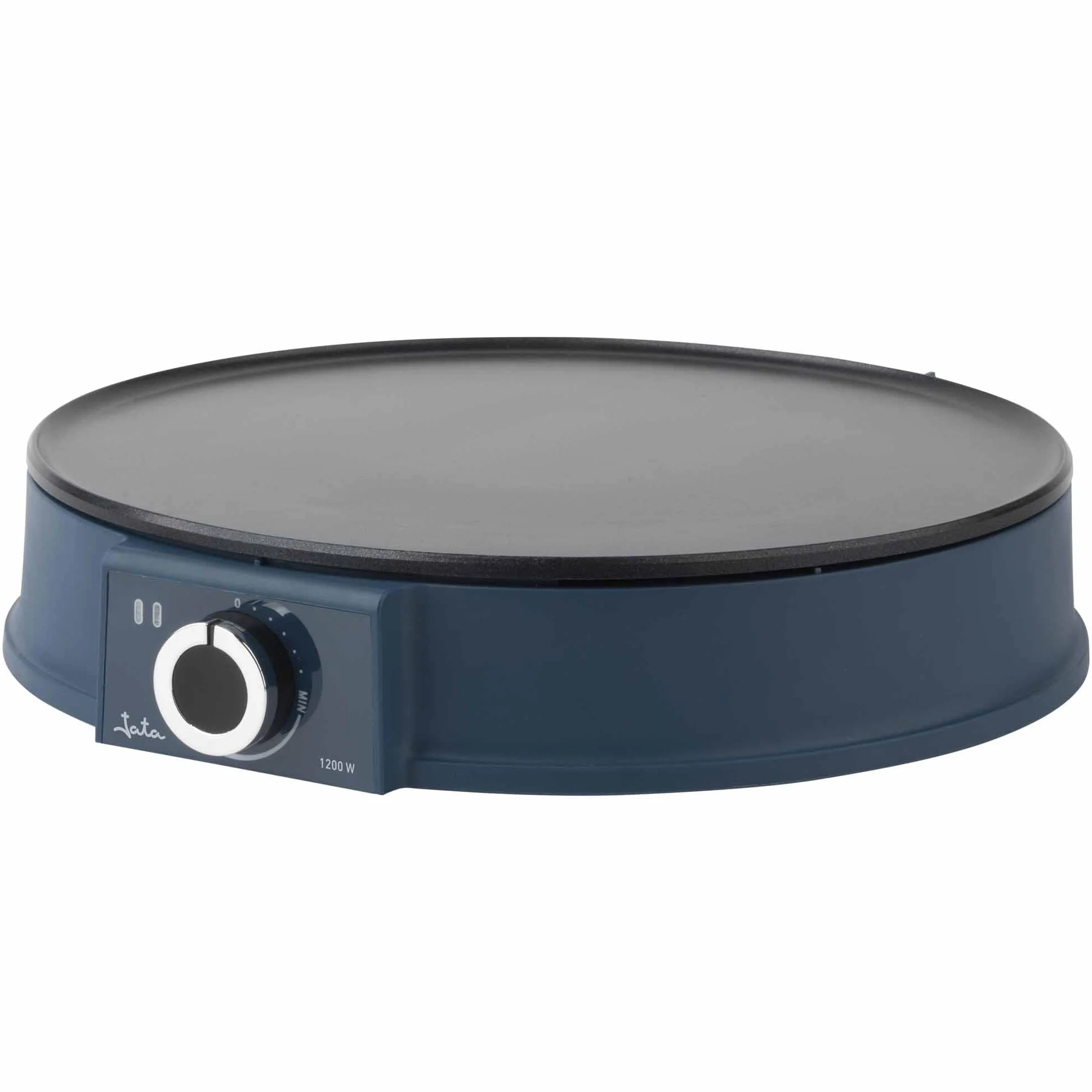 JATA JECR1000 - Crepera Eléctrica 30 cm, Máquina para Crepes 1200W, Placa Antiadherente Sin PFOA, Termostato Regulable, Incluye Espátula y Esparcidor, Crepes, Tortitas, Pancakes y Fajitas