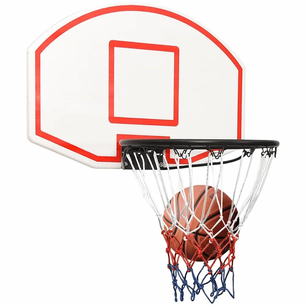 Tablero de Baloncesto Polietileno Blanco 71x45x2 cm