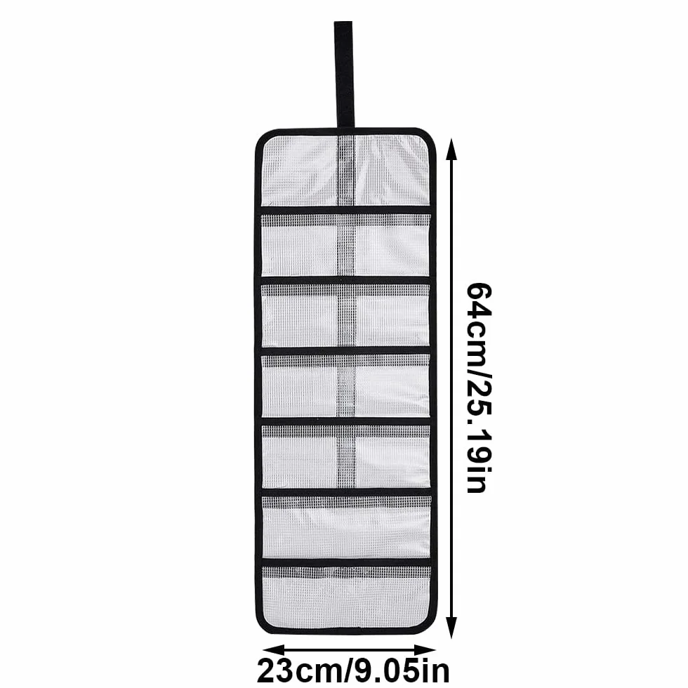 MiOYOOW Bolsa de PVC para señuelos de Pesca, Enrollable, para Agua Dulce y Salada, Ideal para embarcaciones al Aire Libre