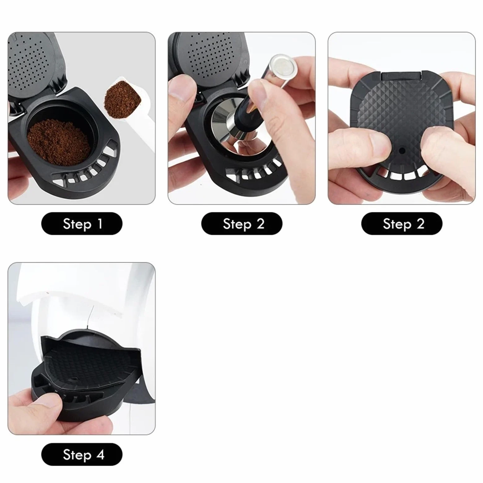 Adaptador Reutilizable, Compatible Con Dolce Gusto, Junta Tórica For Adaptador De Cafetera.(5pcs)