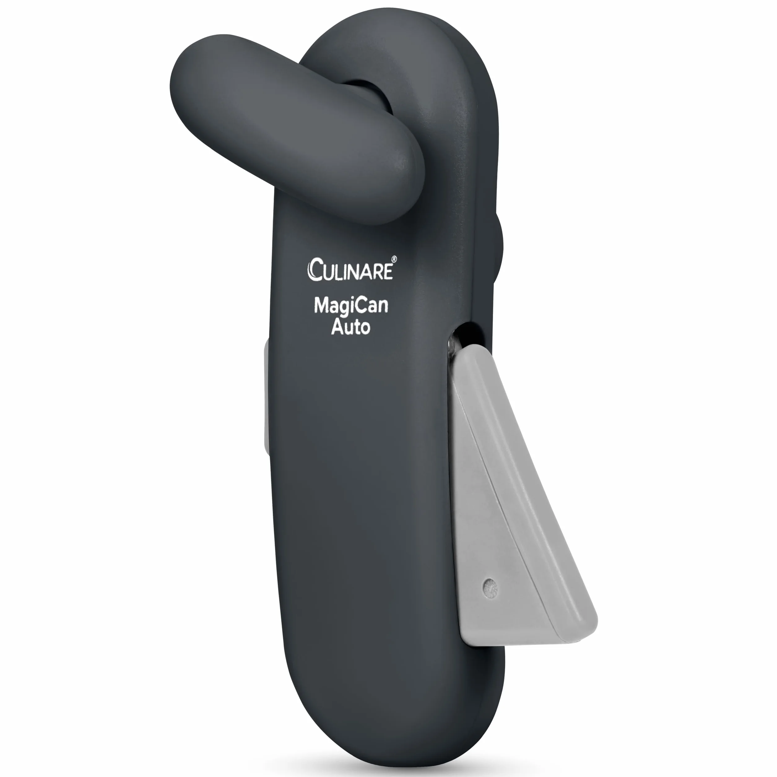 Culinare MagiCan Abrelatas Automático, Gris, Plástico/acero Inoxidable, Manual Con Una Sola Mano Con Abrazadera