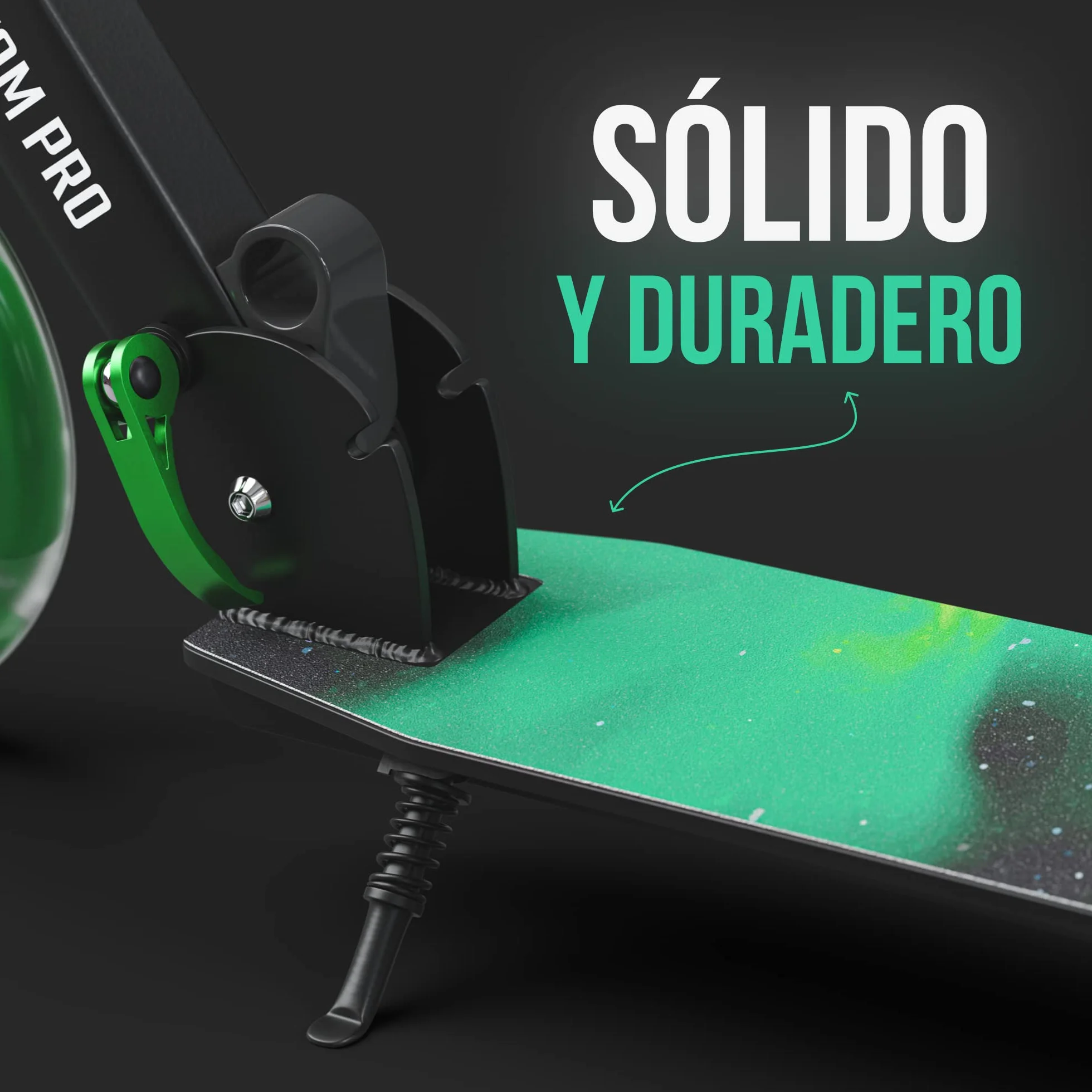 Apollo Phantom Pro Patinete Urbano Plegable 200 mm Ruedas XXL para Niños y Adultos hasta 100 kg