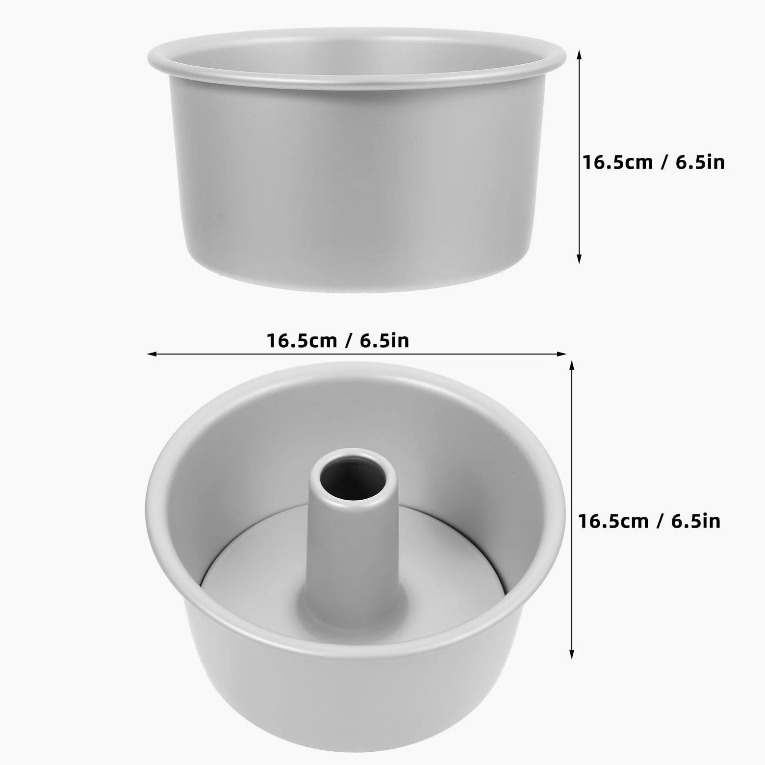 Angoily Molde para Pastel Redondo Desmontable Antiadherente de Aleación de Aluminio 7 Pulgadas 3 Piezas Utensilios para Hornear Ideales para Repostería en Hogar y Cocina