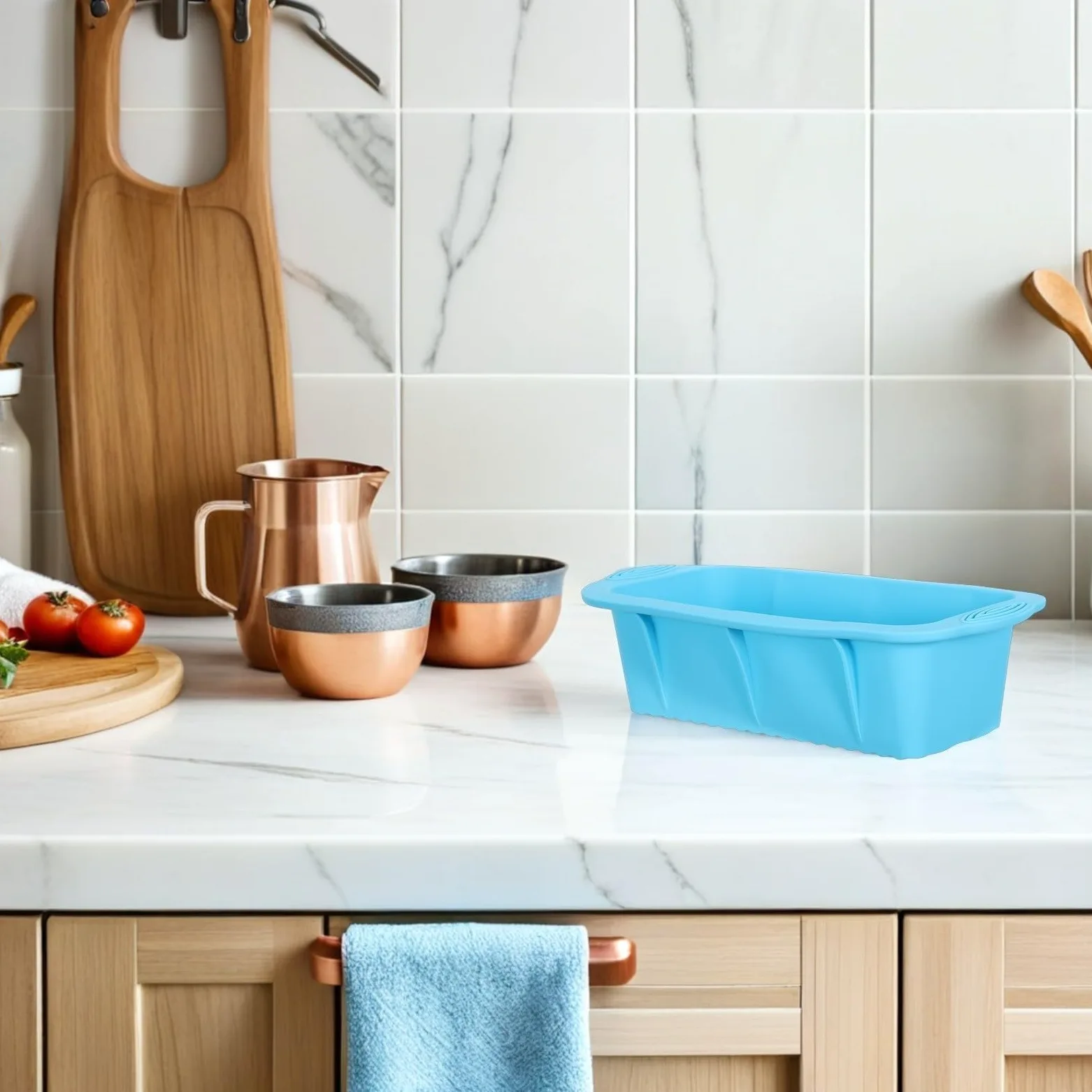 Molde para Barra de Hielo de Silicona Reutilizable, 5 Piezas | Extragrande para Baño de Hielo y Actividad de Verano, Apilable, Liberación Fácil, Grado Alimentario